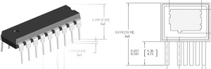 Structure of Plastic Dual In-line Package (PDIP) Lead Frame